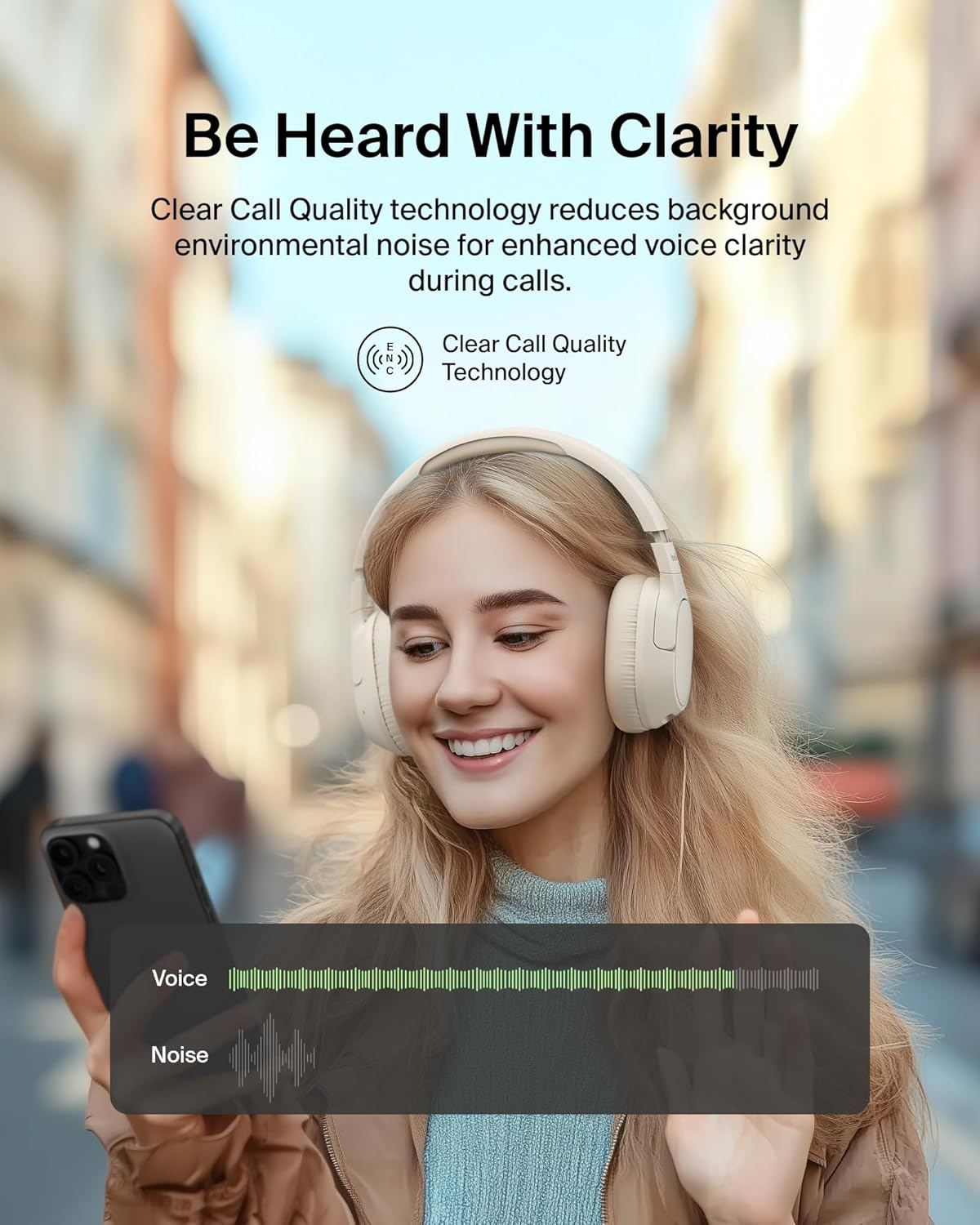Belkin Soundform Isolate Noise Cancelling Headphones - Sand Belkin Soundform Isolate Noise Cancelling Headphones - Sand